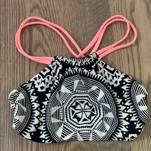 Patterned Bikini Top